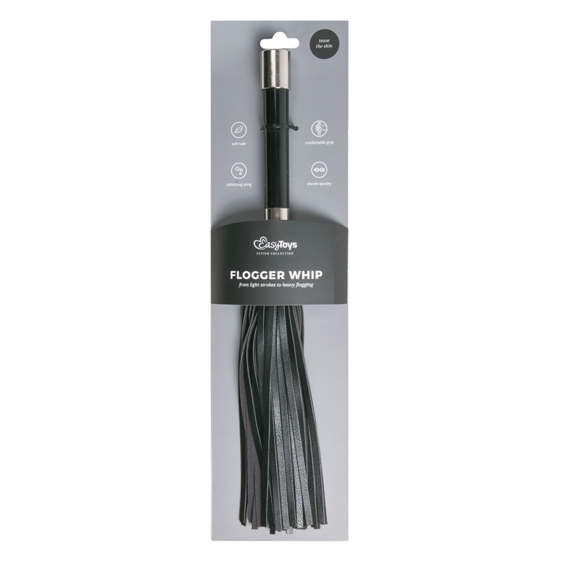 EasyToys Klein Peitsche Flogger mit Metallgriff