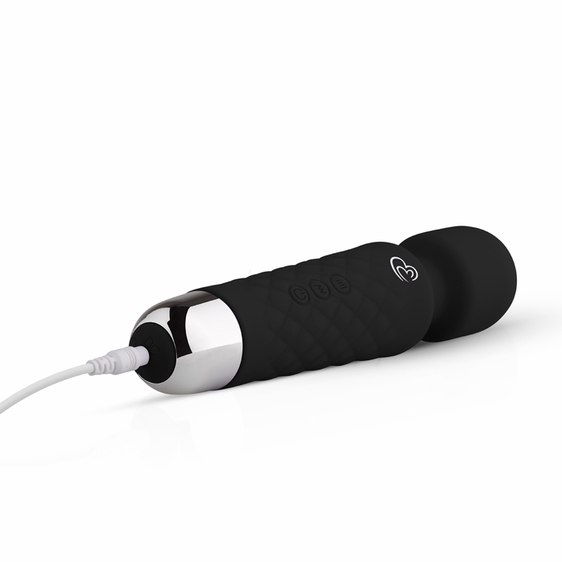 EasyToys Mini Wand-Vibrator - Schwarz