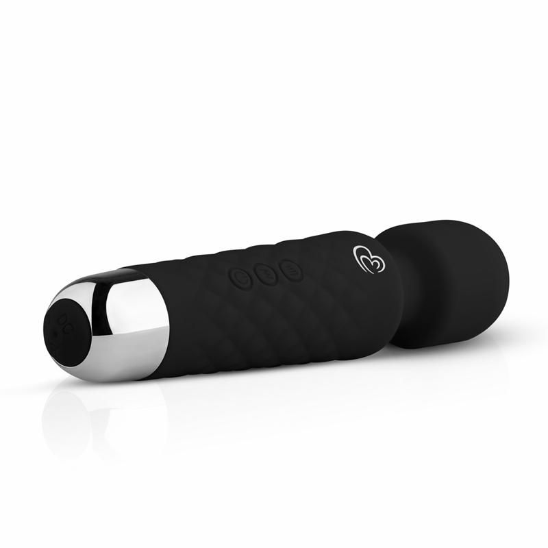 EasyToys Mini Wand-Vibrator - Schwarz