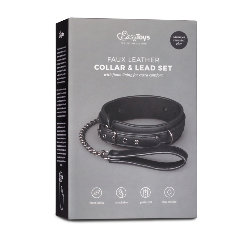 EasyToys Halsband mit Leine