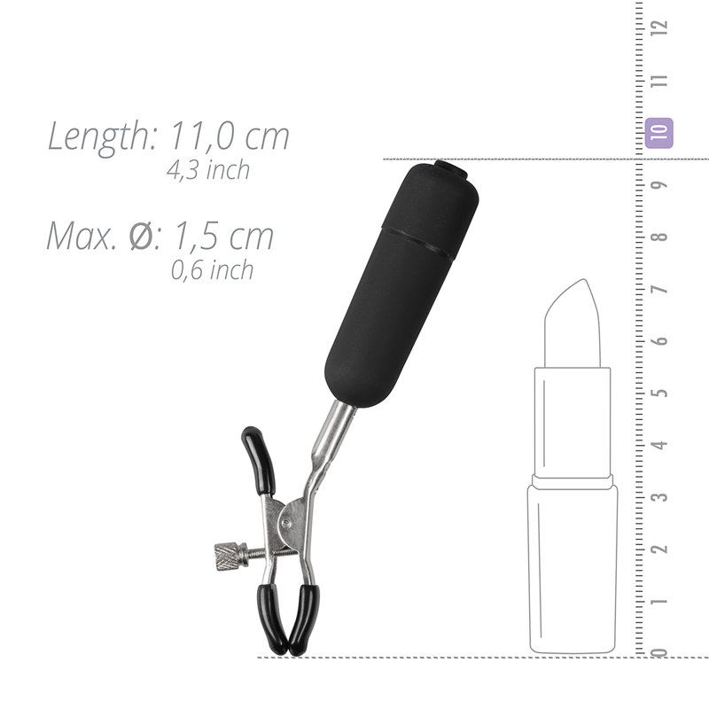 EasyToys Nippelklemmen mit vibrierenden Kugeln
