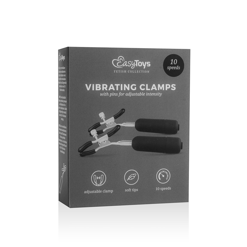 EasyToys Nippelklemmen mit vibrierenden Kugeln