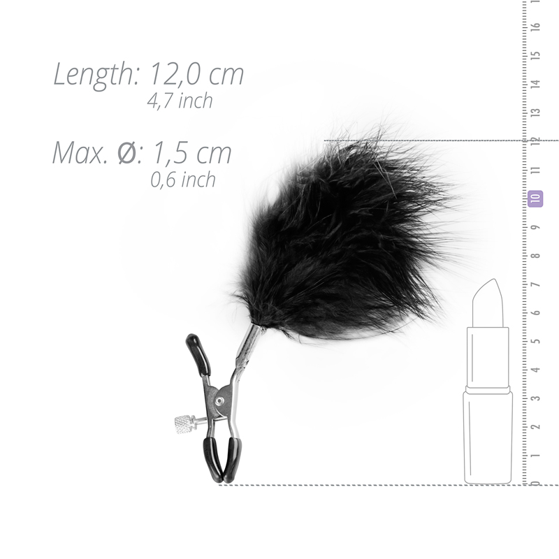 EasyToys Nippelklemmen mit Federn