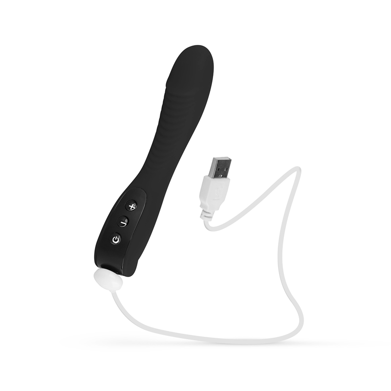 Classics Vibe gerippter G-Punkt Vibrator - schwarz