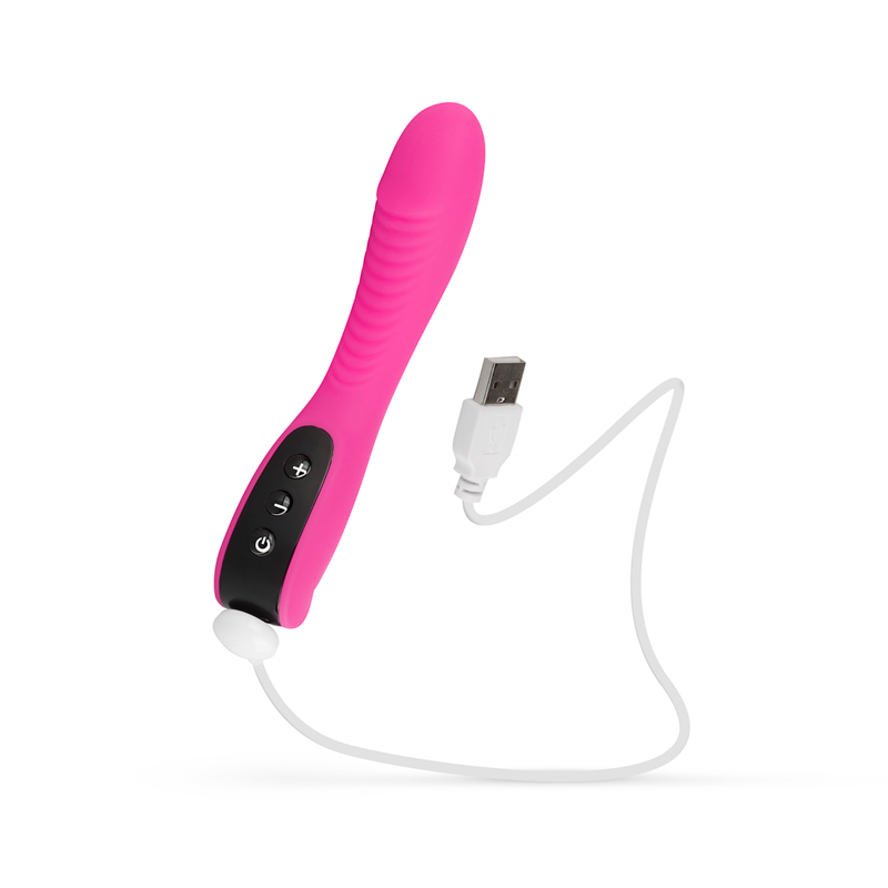 Classics Vibe gerippter G-Punkt Vibrator - pink