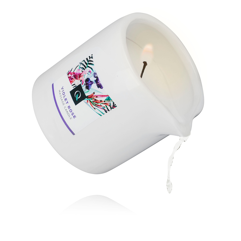Exotiq Massagekerze Violet Rose - 200g