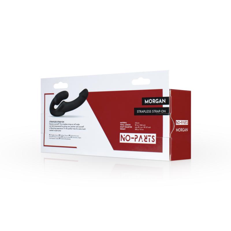No-Parts »Morgan« halterloser Strap-On 22 cm