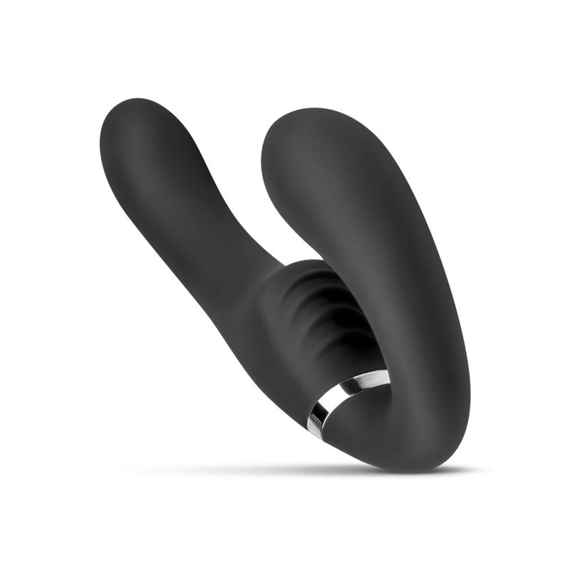 No-Parts »Avery« halterloser Strap-On mit Vibration & Fernbedienung 22 cm
