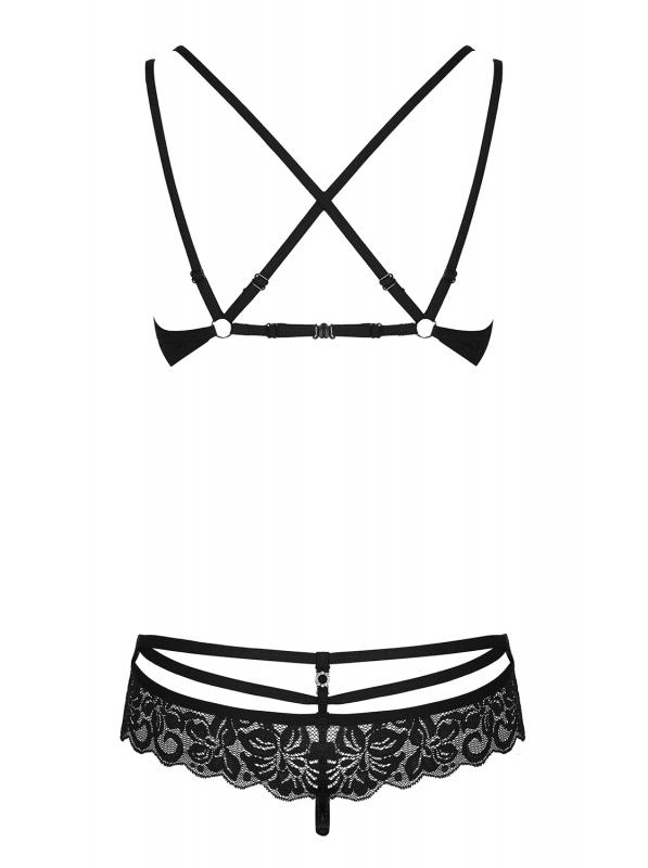 Obsessive Zweiteiliges Dessous-Set Schwarz