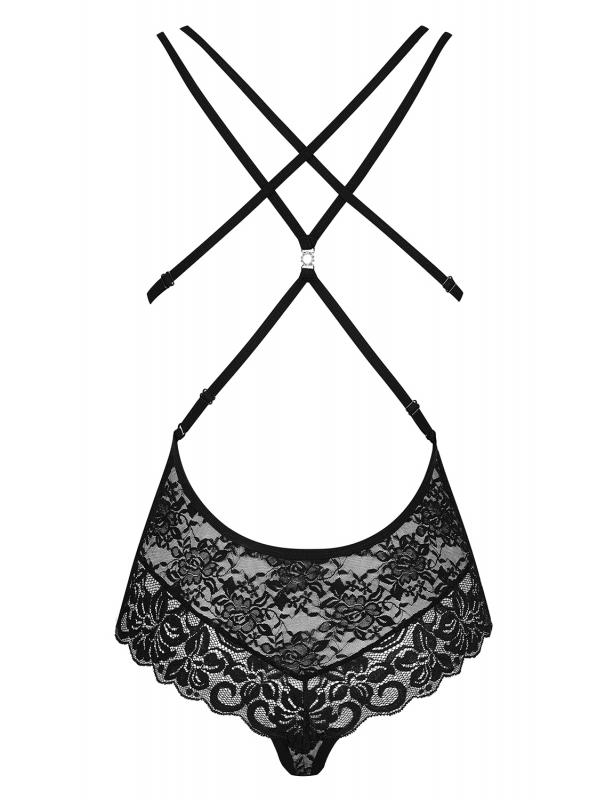 Obsessive Spitzenbody Schwarz