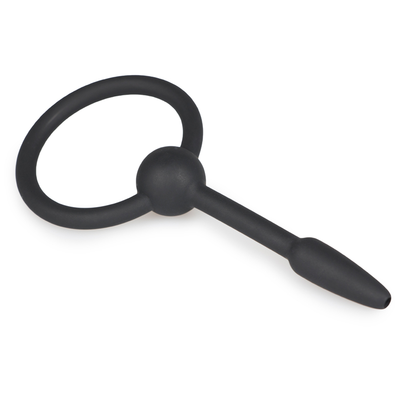 Hohler Penis-Plug mit Griff-Ring