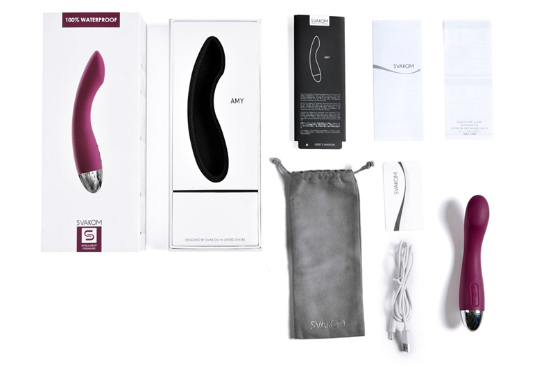SVAKOM - Amy G-Punkt Vibrator - Lila
