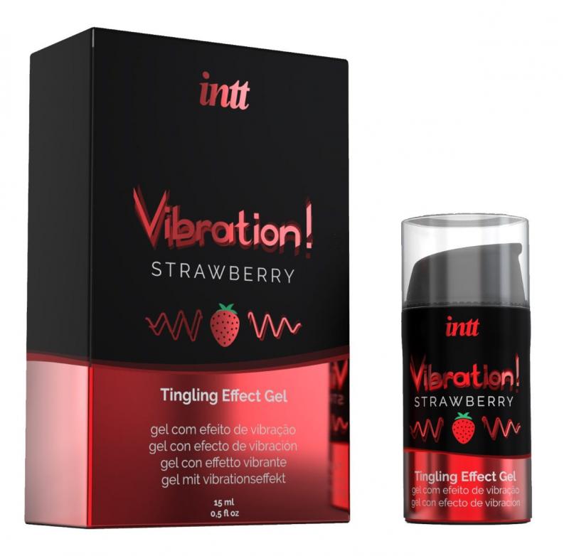 INTT - Vibration! Strawberry Tintelende Gel