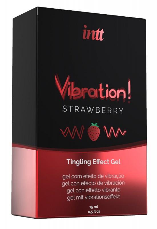 INTT - Vibration! Strawberry Tintelende Gel