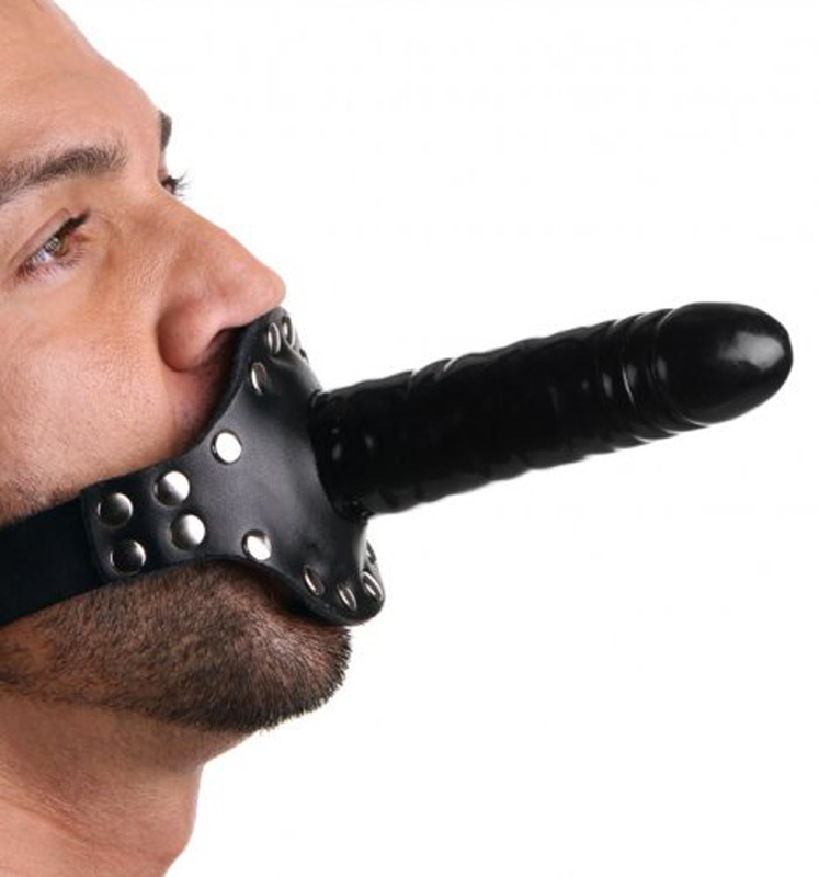 Dildo-Mundstück mit Gurt