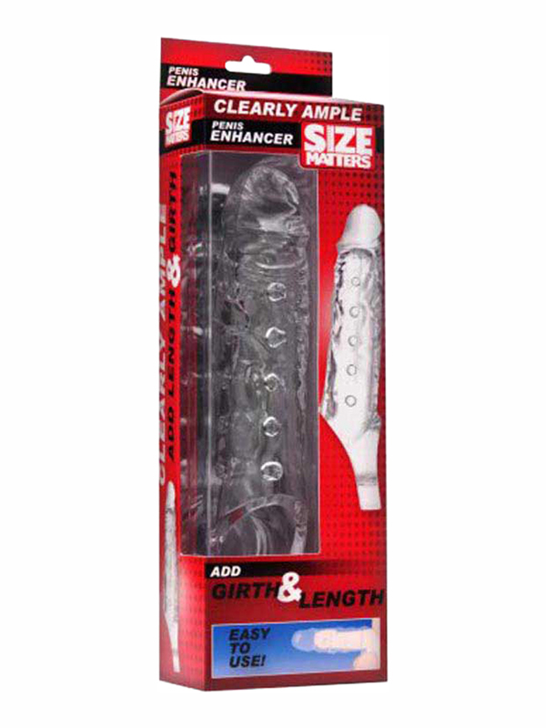 Size Matters »Clearly Ample« Penishülle mit Noppen