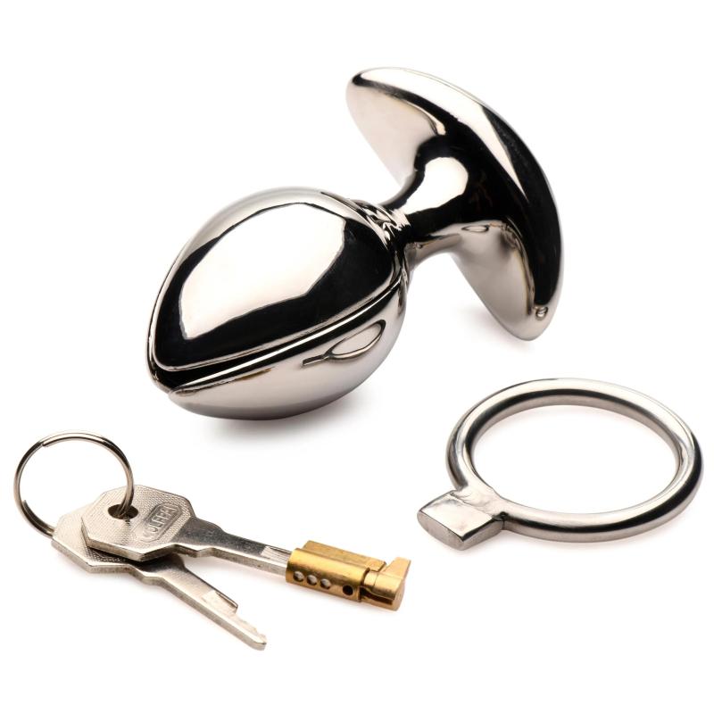 Master Series »Ass Vault« Analplug mit Schloss