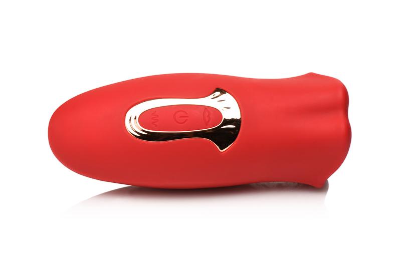 Lickgasm Kuss + Vibrationskuss Stimulator - Rot