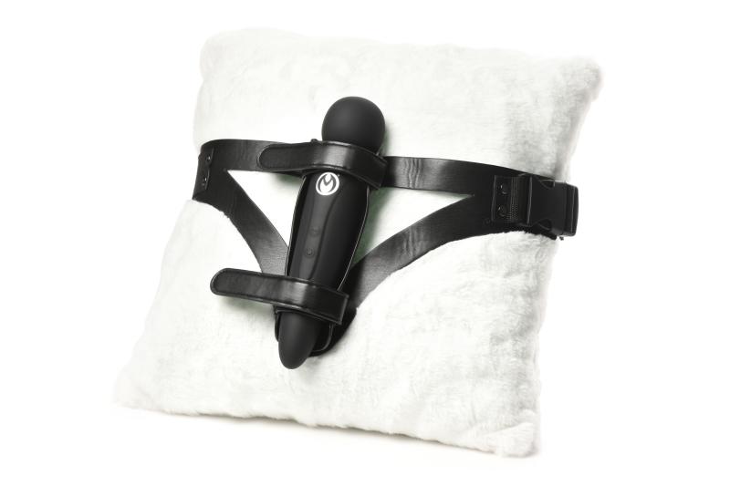 XR Brands - Thunder Strap Wand Oberschenkel-Harness - Schwarz