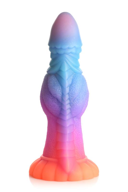 Leuchtender Alien-Dildo im Dunkeln