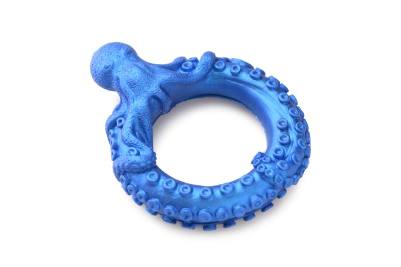 XR Brands - Poseidons Octo-Ring Silikon-Penisring - Blau