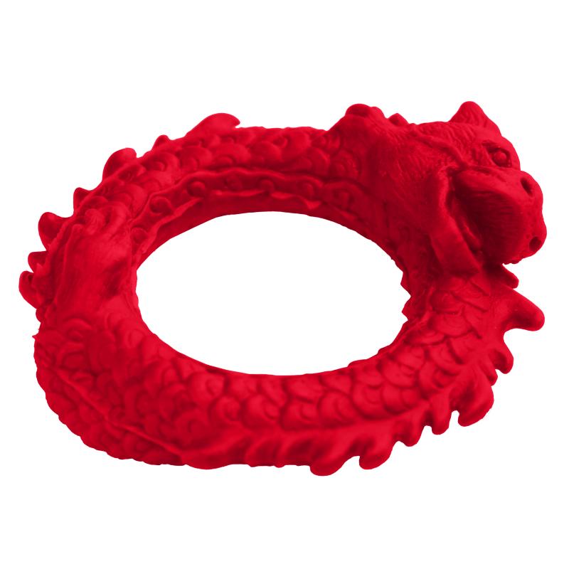 XR Brands - Aufstieg des Drachen Silikon Penisring - Rot