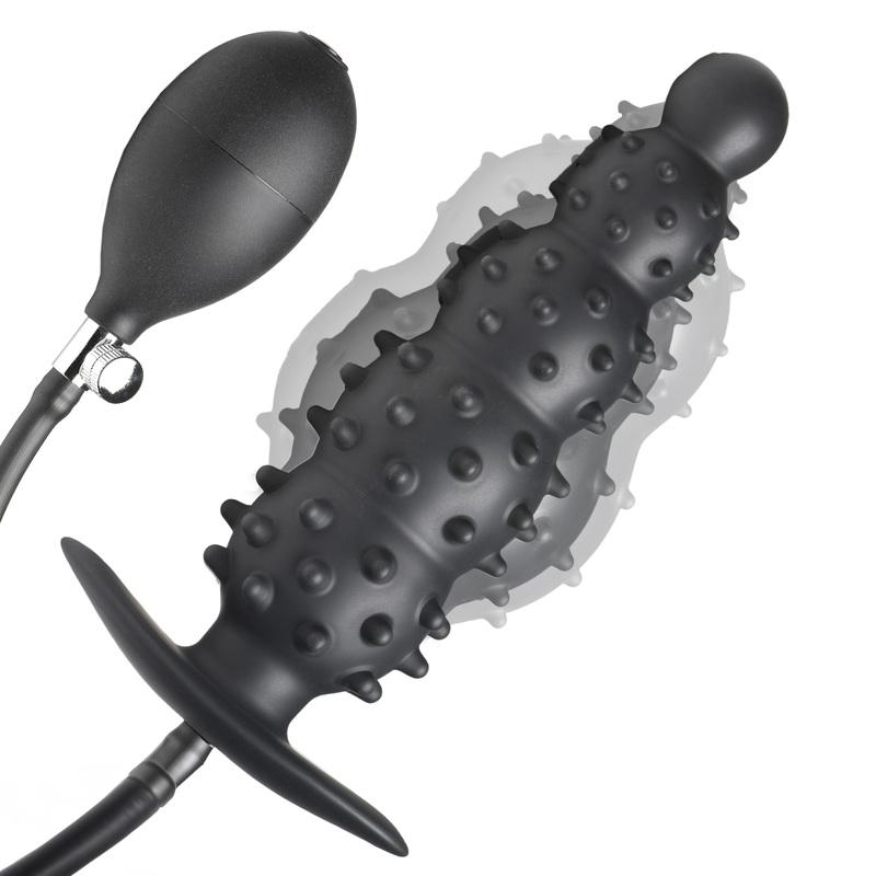 Master Series Analdildo mit Aufblasfunktion