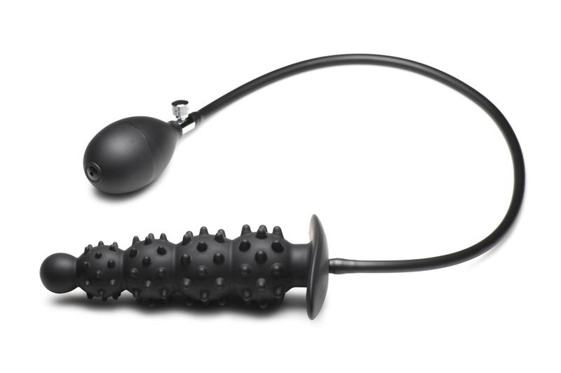 Master Series Analdildo mit Aufblasfunktion
