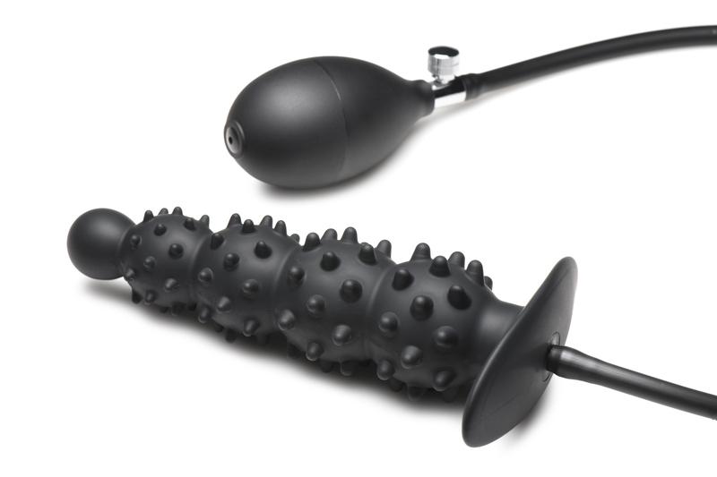 Master Series Analdildo mit Aufblasfunktion