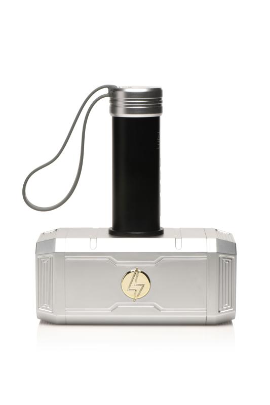 XR Brands - Thunder Stroker Saugender Masturbator - Silber & Schwarz