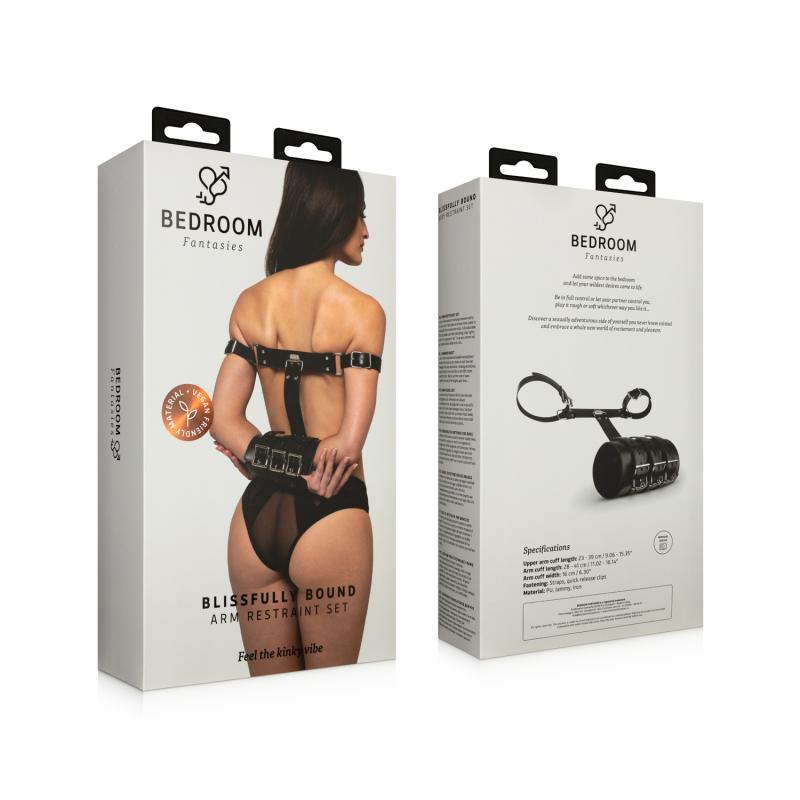 Bedroom Fantasies - Blissfully Bound Armfesseln-Set - Schwarz