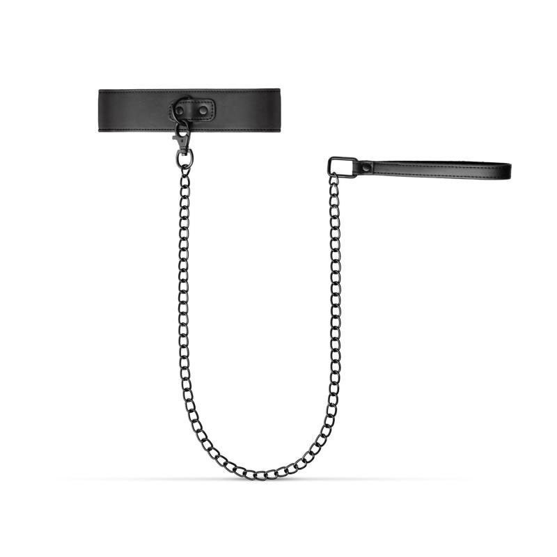 Bedroom Fantasies Halsband mit Leine aus Kunstleder