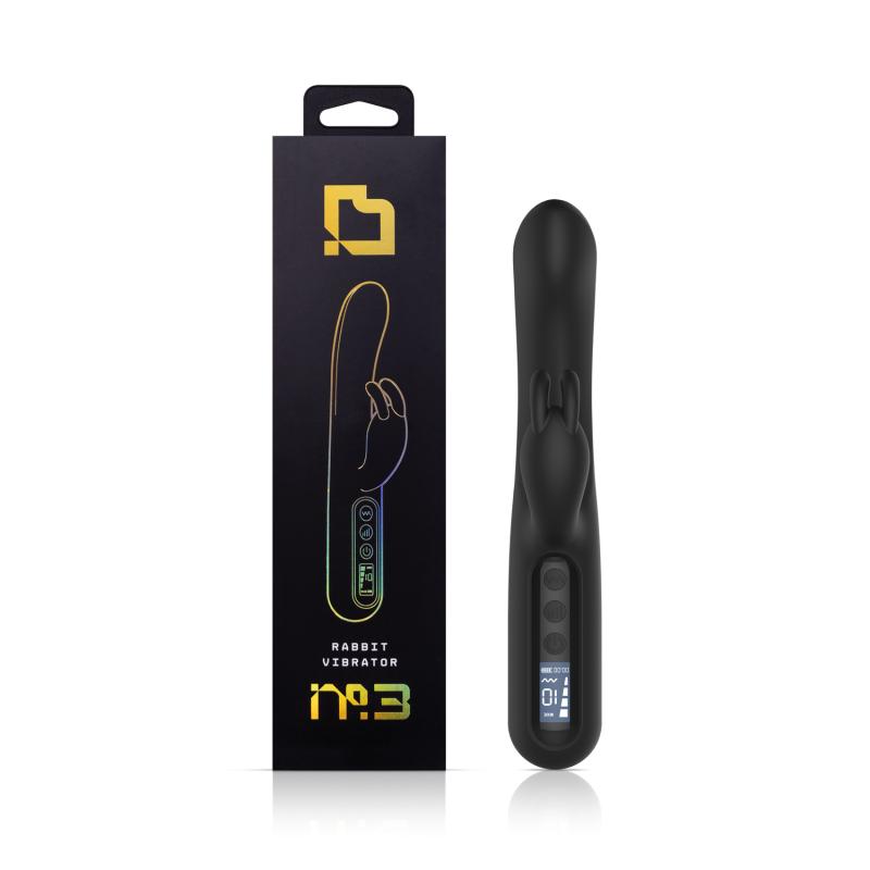 BLAQ - Digitaler Rabbit Vibrator - Schwarz