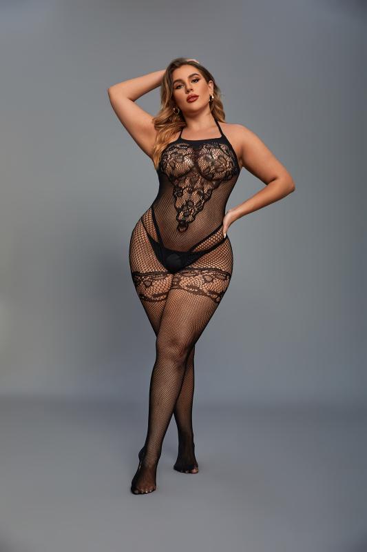 Christine »Curvy« Offene Catsuit