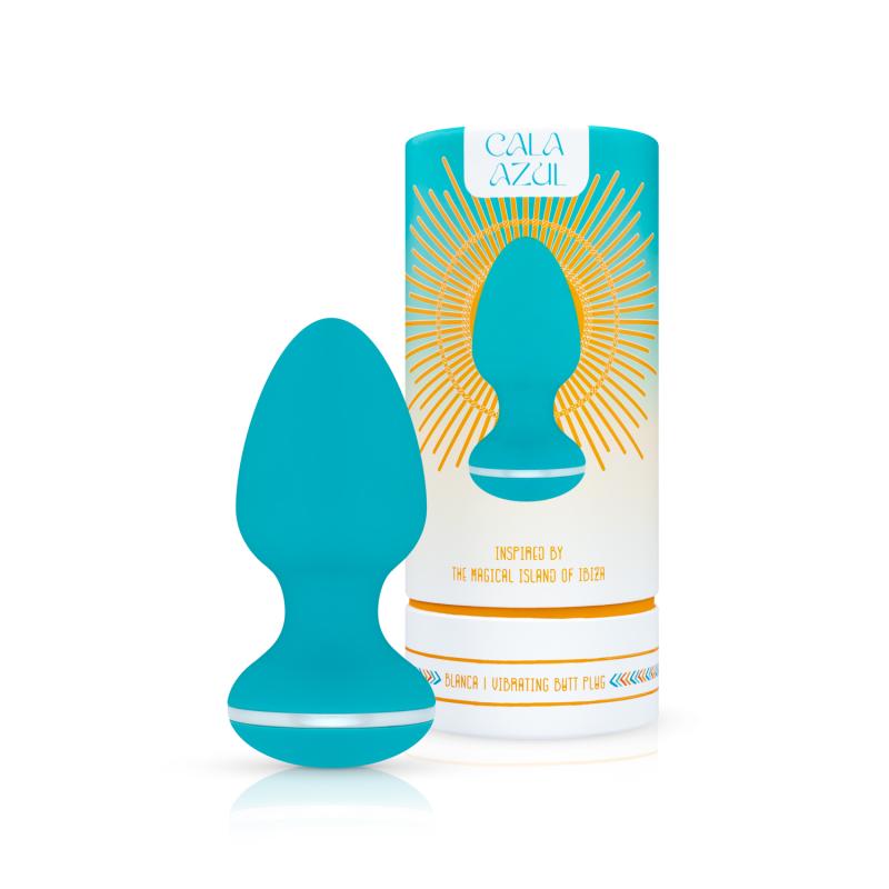 Cala Azul - Blanca Vibrierender Analplug