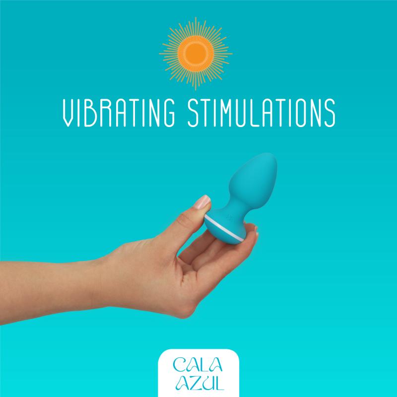 Cala Azul - Blanca Vibrierender Analplug