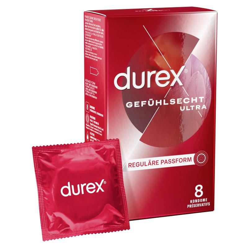 Durex Gefühlsecht Ultra - 8 Stk