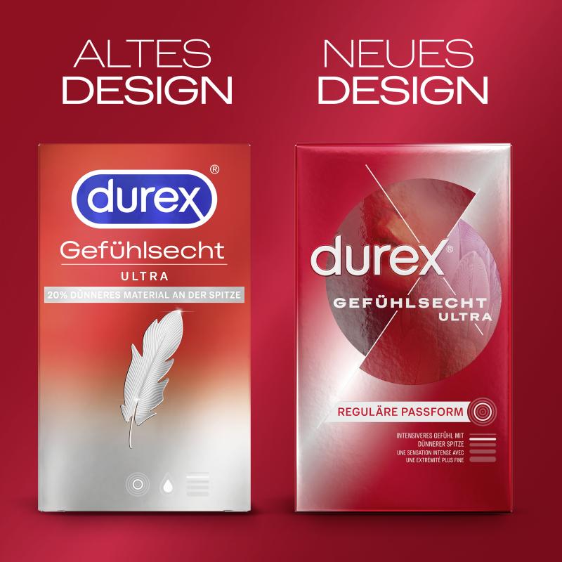 Durex Gefühlsecht Ultra - 8 Stk