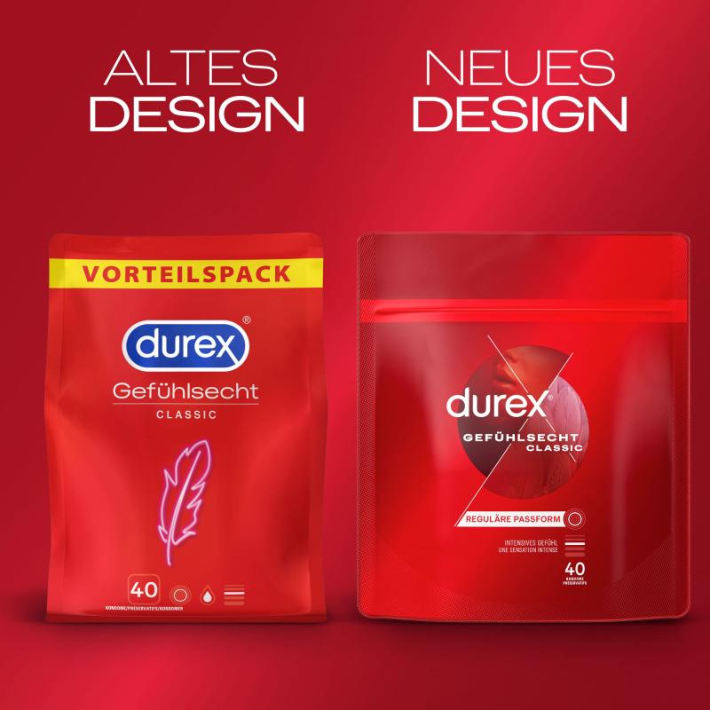 Durex Gefühlsecht Kondome - 40 Kondome