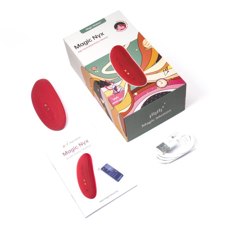 Magic Motion - App-gesteuerter Nyx Smart Panty Vibrator - Rot