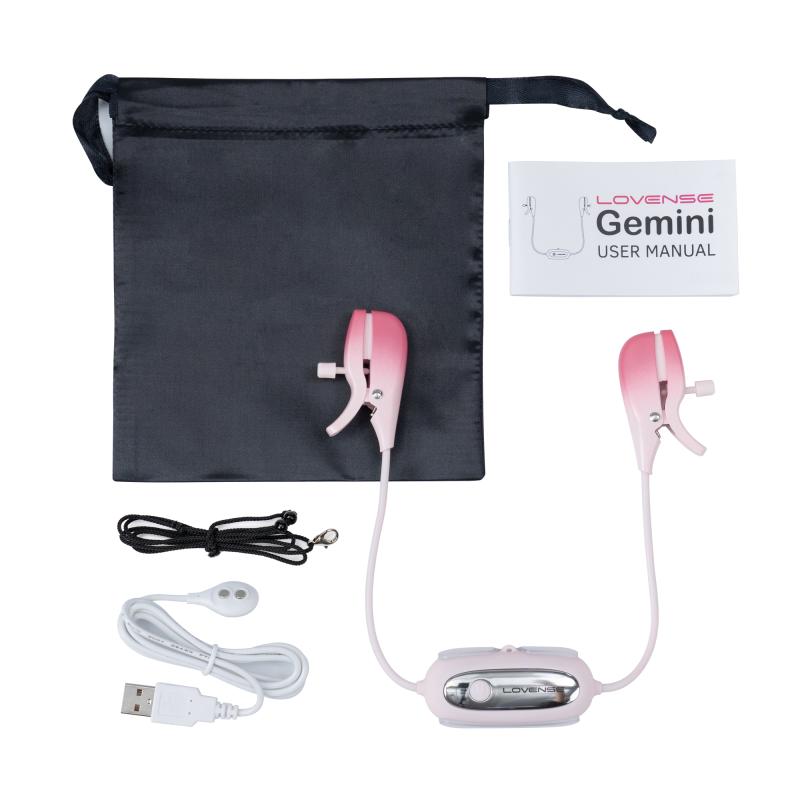 Lovense »Gemini« Vibrierende Nippelklemmen mit App