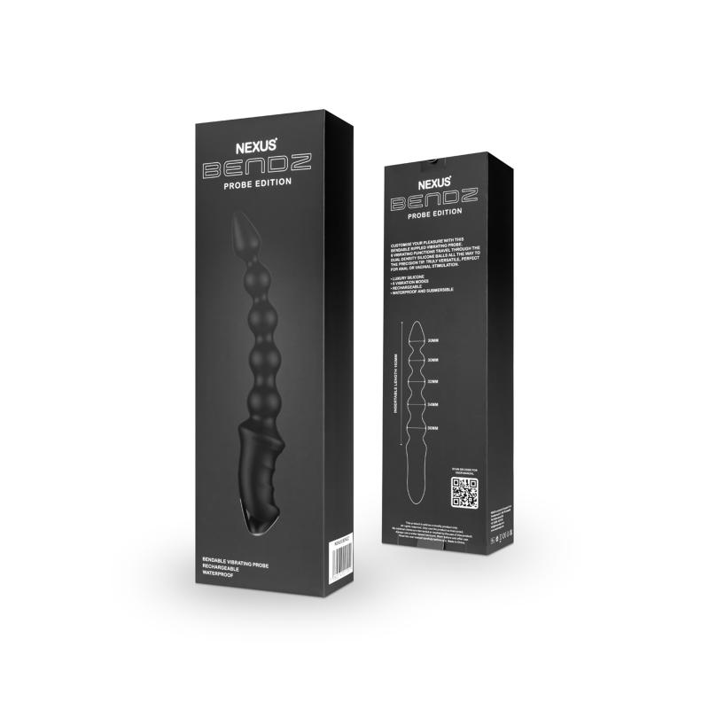 Nexus »Bendz« Analvibrator mit Perlen