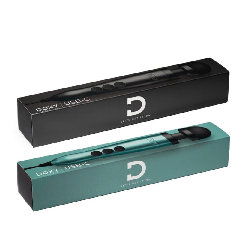 Doxy 3 USB-C Wand Vibrator - Schwarz