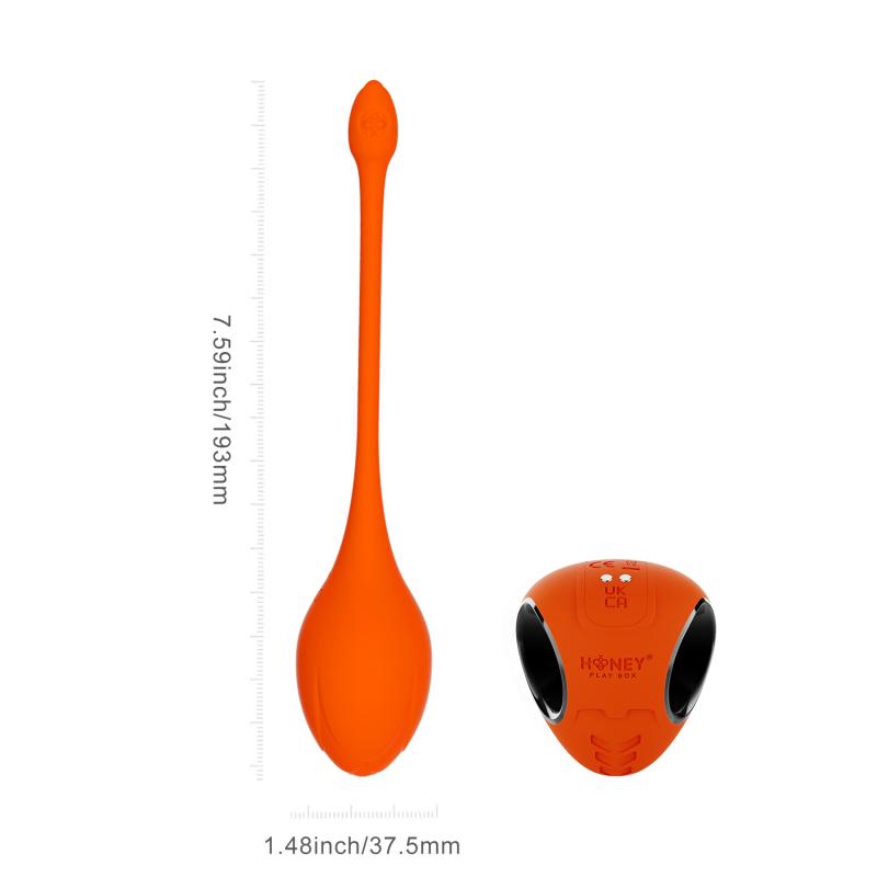 HoneyPlayBox - LILI App-gesteuerter Eier-Vibrator Orange