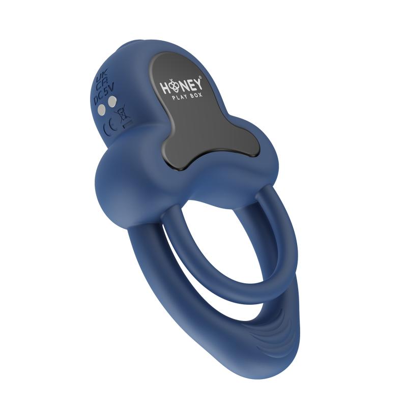 HoneyPlayBox - Anello-App-gesteuerter vibrierender doppelter Cockring
