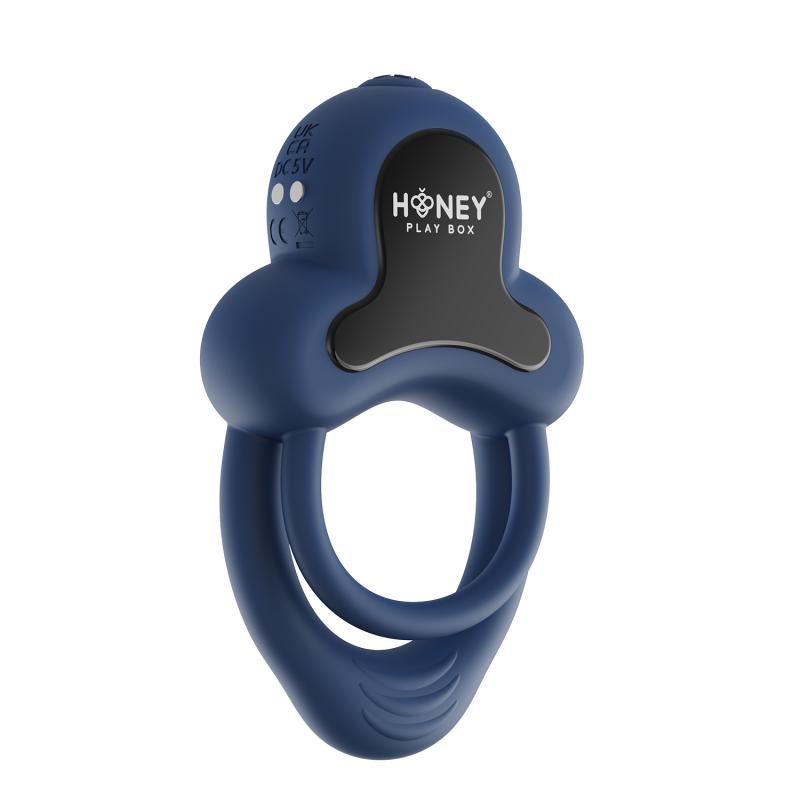 HoneyPlayBox - Anello-App-gesteuerter vibrierender doppelter Cockring