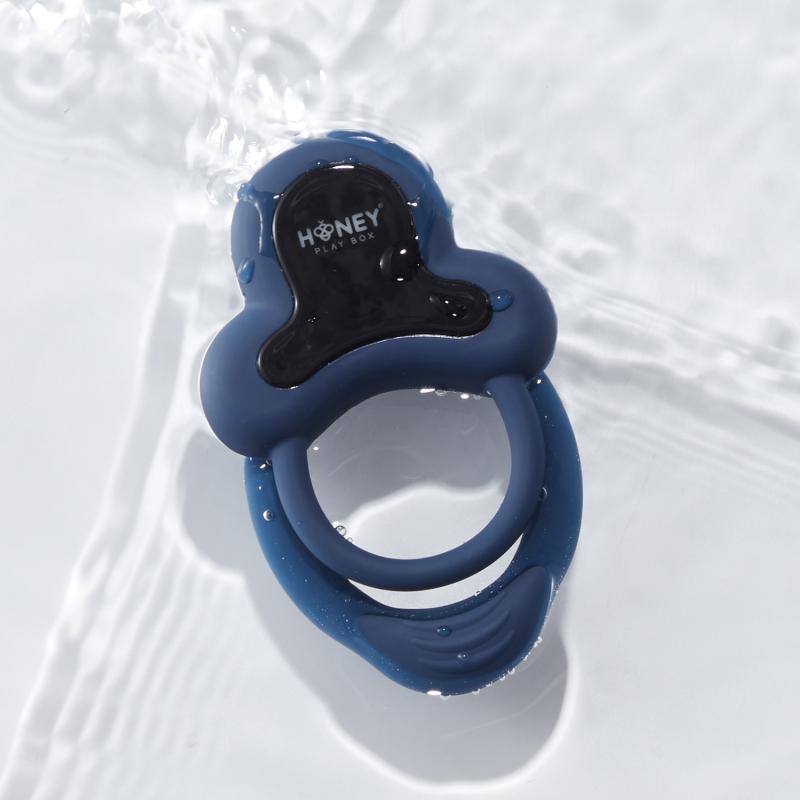 HoneyPlayBox - Anello-App-gesteuerter vibrierender doppelter Cockring