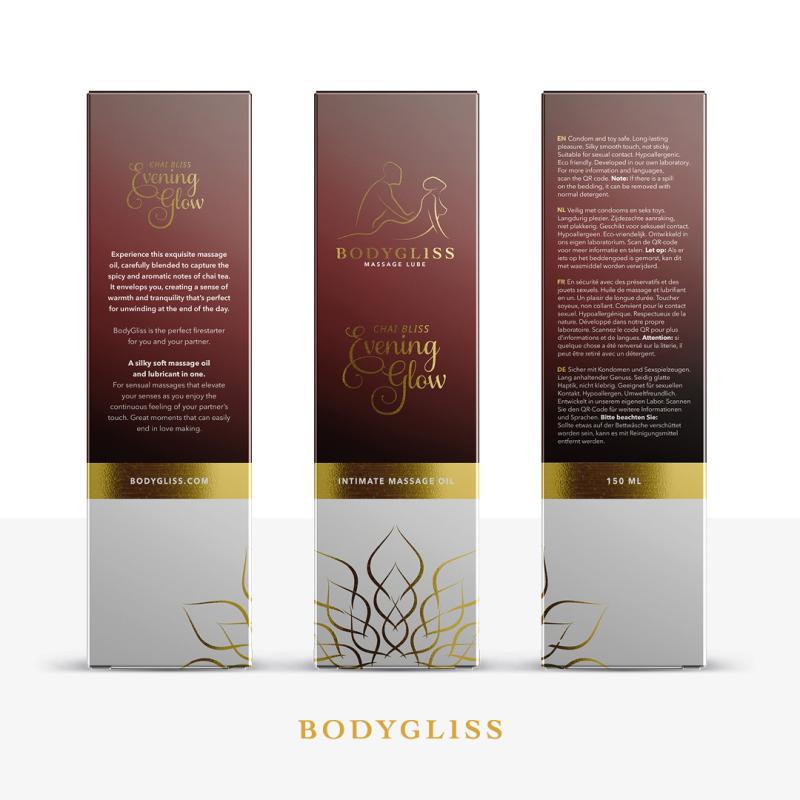 BodyGliss - Massageöl und Gleitmittel in einem Chai Bliss - 150 ml
