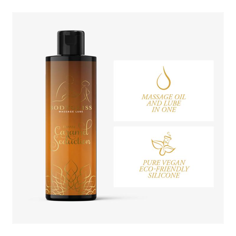 BodyGliss - Massageöl und Gleitmittel in einem Toffee Karamell - 150 ml