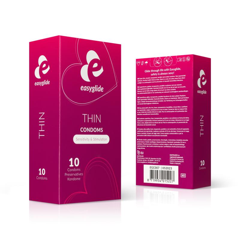 EasyGlide - Extra dünne Kondome - 10 Stück
